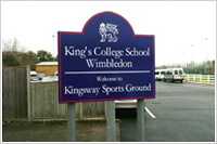 school signs Croydon